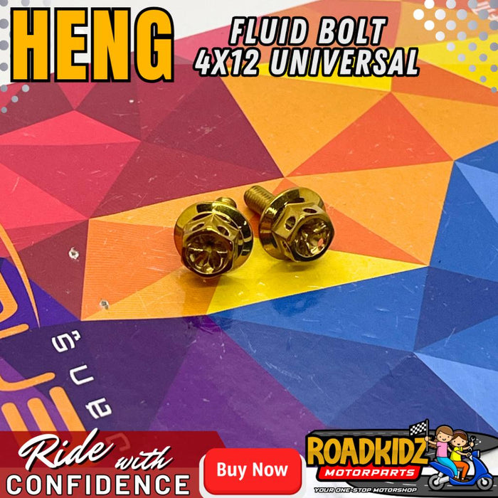 HENG FLUID CAP BOLT SET MIO/NMAX/AEROX/CLICK/BEAT/PCX/ADV/RAIDER/SNIPER