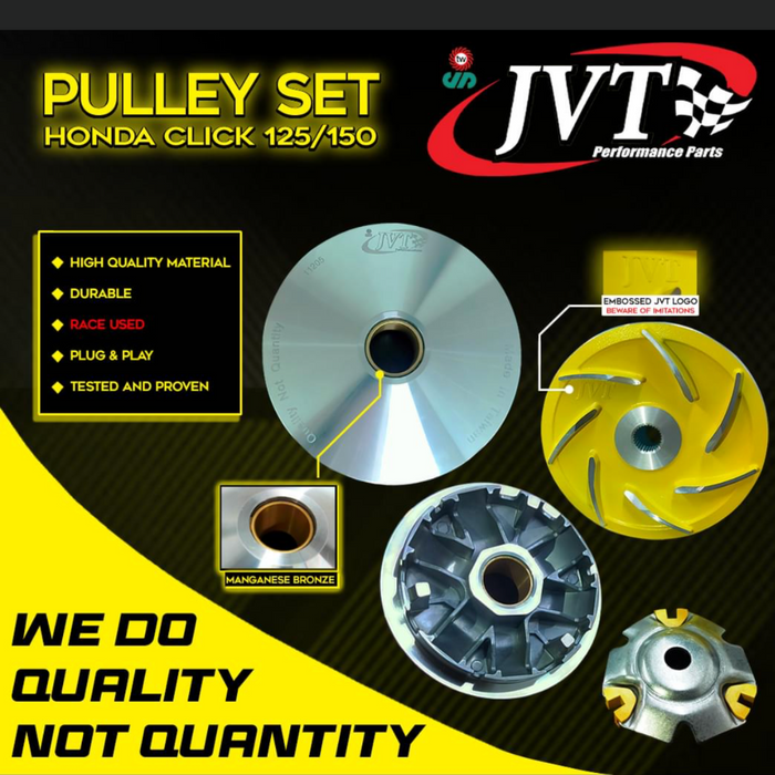 JVT PULLEY SET FOR CLICK125/CLICK150/GAME CHANGER