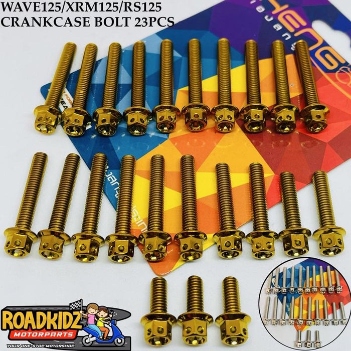 HENG CRANKCASE BOLT WAVE 125/XRM125 CARB/XRM 125 FI