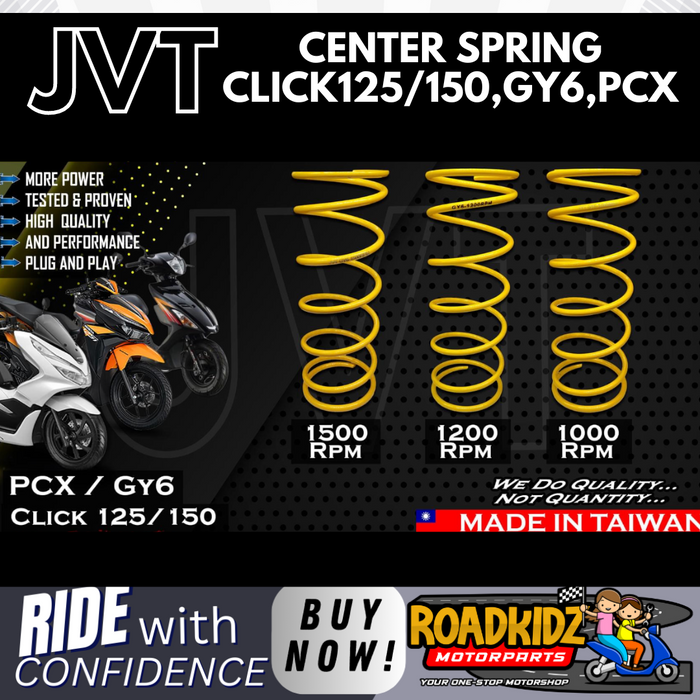 JVT CENTER SPRING FOR CLICK,PCX,ADV,GY6