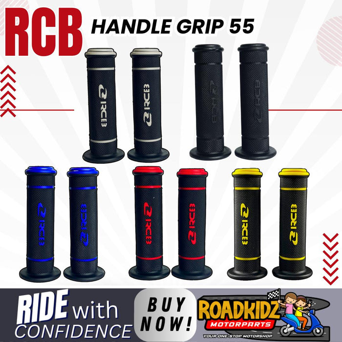 RCB HANDLE GRIP RUBBER RACING BOY HG 55,66 UNIVERSAL FITS ALL MOTORCYCLE