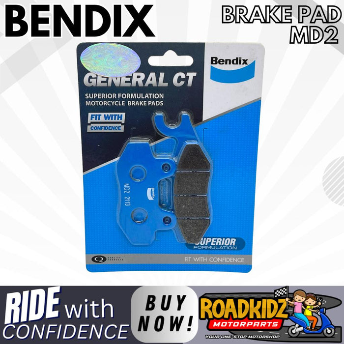 Bendix Brake Pads MD2 for Raider150/J, Shogun R/Pro
