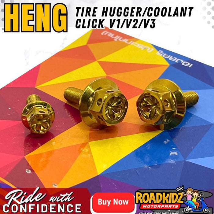 HENG TIRE HUGGER + COOLANT BOLTS FOR CLICK V1,V2,V3