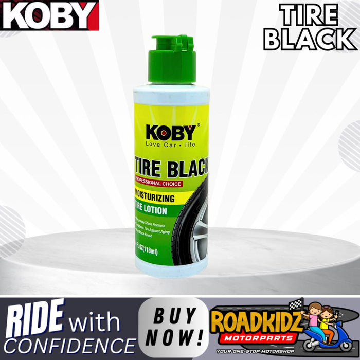 KOBY Tire Black Original - Advanced Formula for Restoring and Protecting Tires 118ML