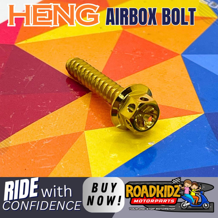 HENG AIRBOX BOLTS NMAX/AEROX/MIO 5x25 SCREW TYPE 1 PIECE