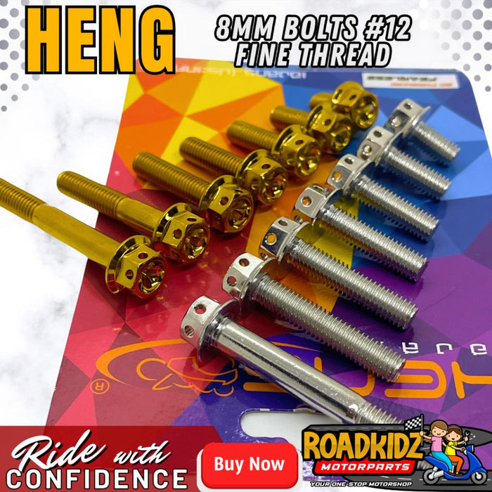 HENG M8 FLOWER,CNC BOLTS UNIVERSAL 8MM #12