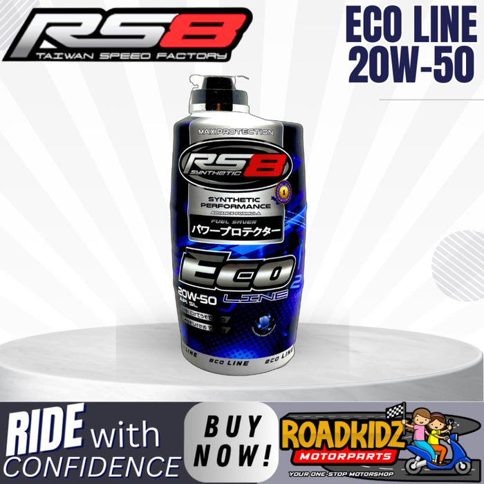 RS8 ECO LINE SL 20W-50 MA ( SYNTHETIC PERFORMANCE ) MOTORCYCLE ENGINE OIL