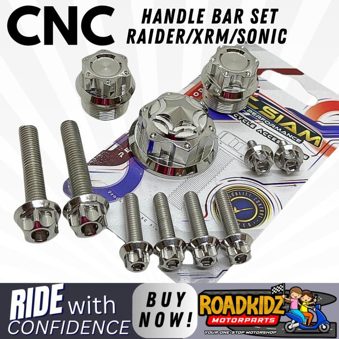 CNC Handlebar Set for Raider 150 Carb/XRM