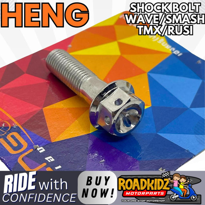 HENG Rear Shock Bolts for Wave/Smash/TMX/Rusi Model - 1 Piece