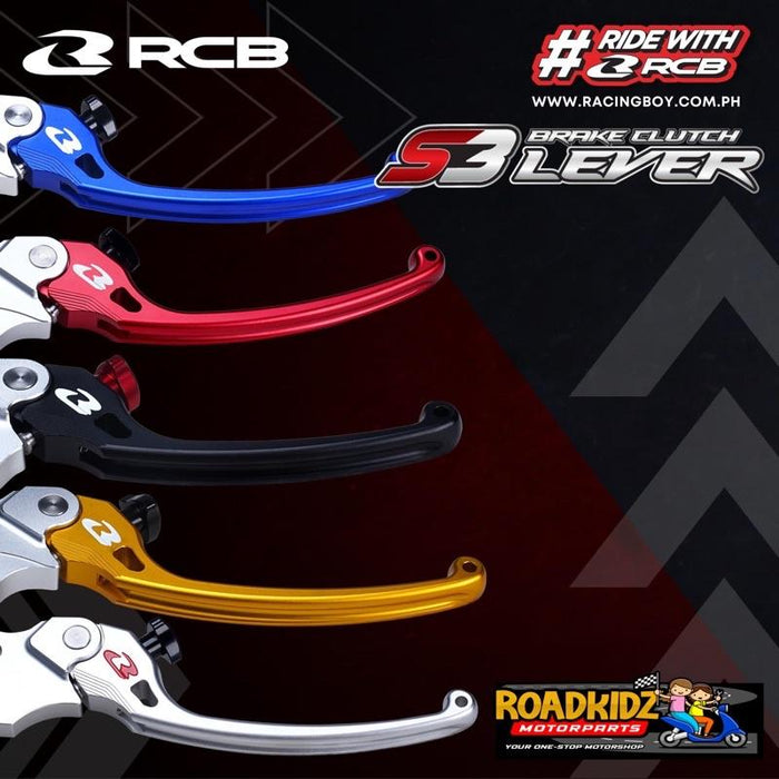 RACING BOY BRAKE LEVER (S3) NMAX,AEROX,MIO,CLICK,PCX160,ADV150