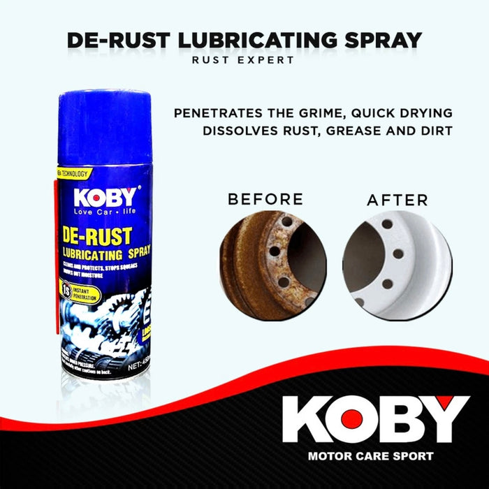 KOBY DE-RUST LUBRICATING SPRAY 450ml