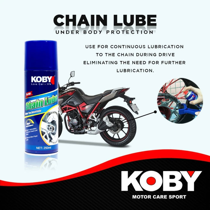 KOBY CHAIN LUBE 250ML
