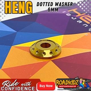 HENG WASHER DOTTED STAINLESS (6mm) 1 PC ONLY