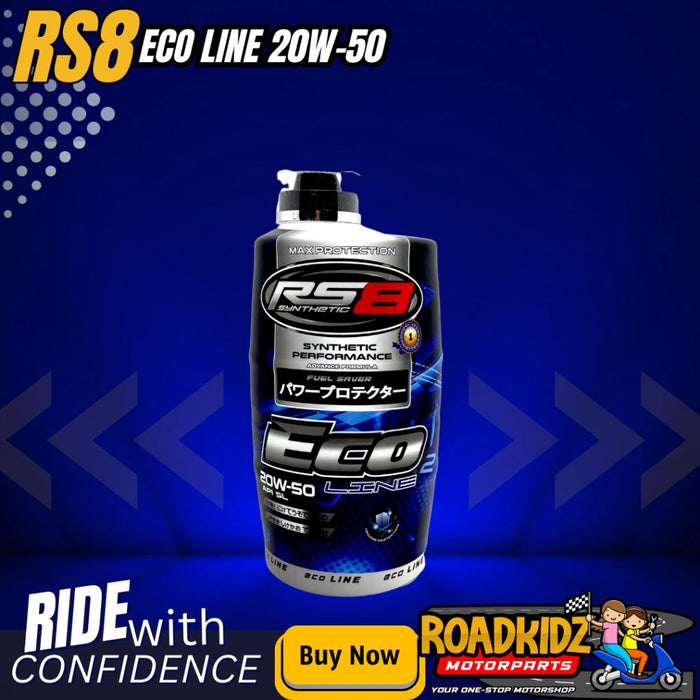 RS8 ECO LINE SL 20W-50 MA ( SYNTHETIC PERFORMANCE ) MOTORCYCLE ENGINE OIL