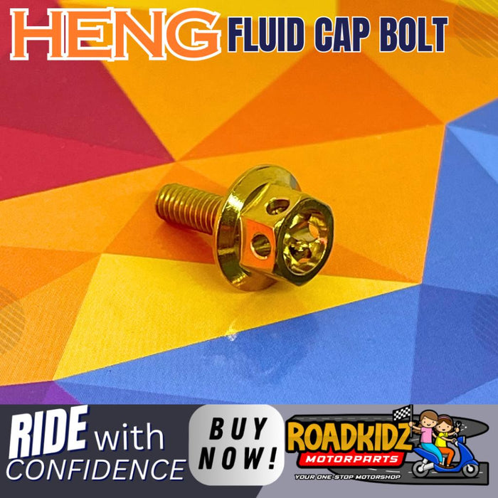 HENG BRAKE FLUID CAP BOLT (4x12)