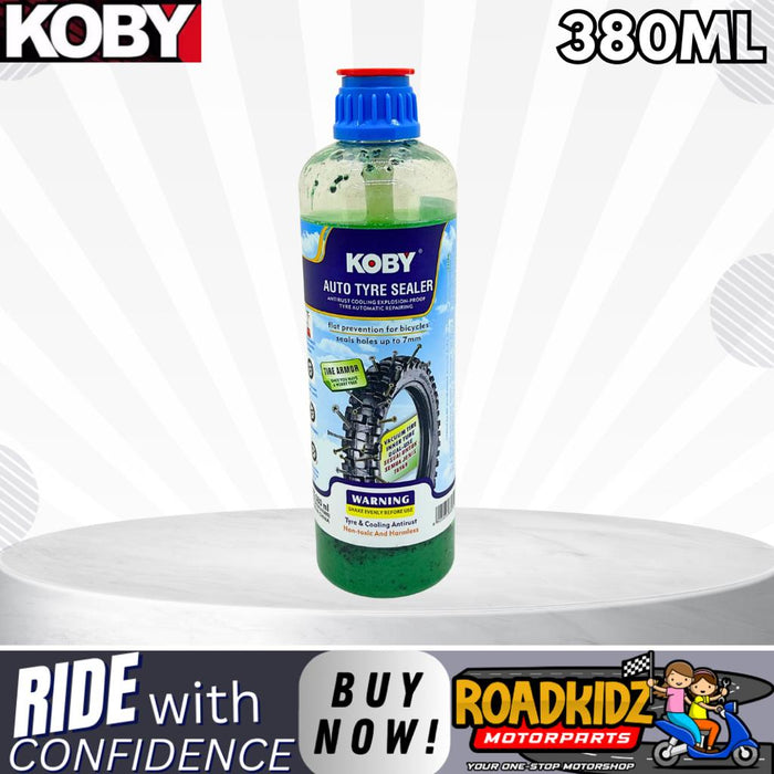 KOBY TIRE SEALANT/HELMET FOAM/COOLANT/CARBURATOR CLEANER/CHAIN LUBE/TIRE BLACK/PROTECTANT SPRAY