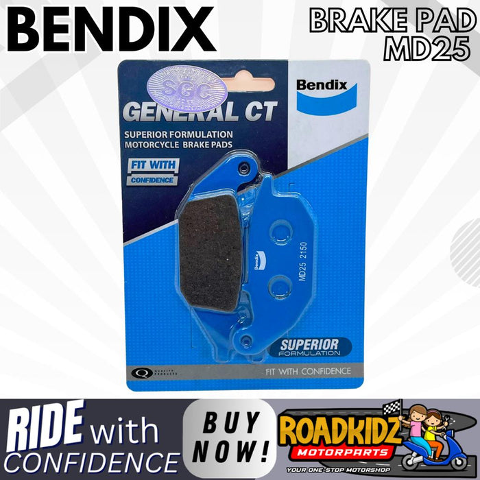 Bendix Brake Pads MD25 for Raider 150- Sniper 150 Mxi