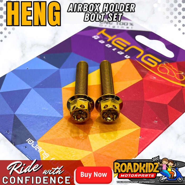 HENG AIRBOX HOLDER BOLT 2PCS NMAX/AEROX/CLICK/MIO