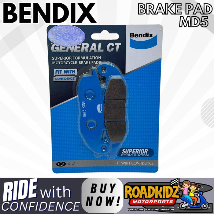 Bendix Brake Pads MD5 for Click 150i Front