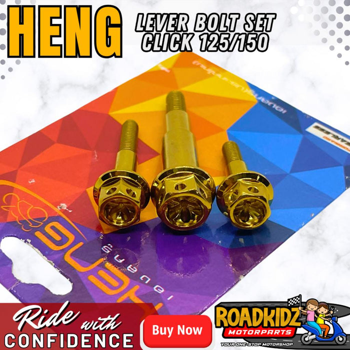 HENG BRAKE LEVER BOLT HONDA CLICK/BEAT FI COMBI BRAKE