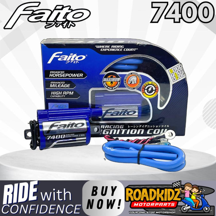 FAITO 7400 IGNITION COIL - CARB TYPE MOTORS ONLU