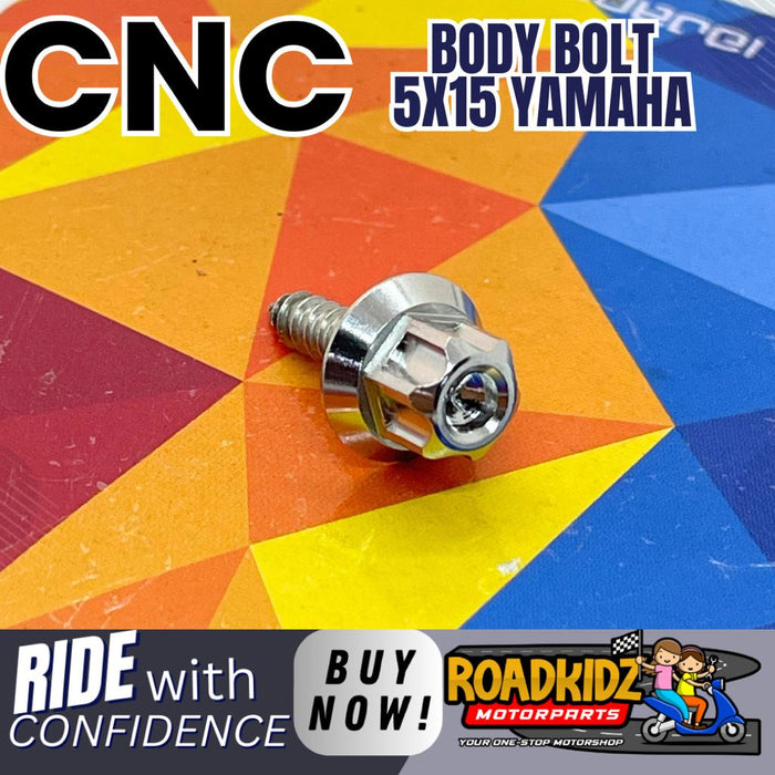 HENG BODY BOLT 5*15MM CNC TYPE UNIVERSAL ( 1 PC ONLY )