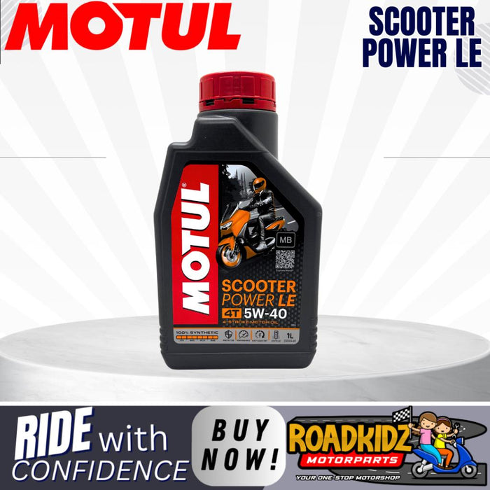 Genuine Motul Scooter Power LE 5w40 Engine Oil