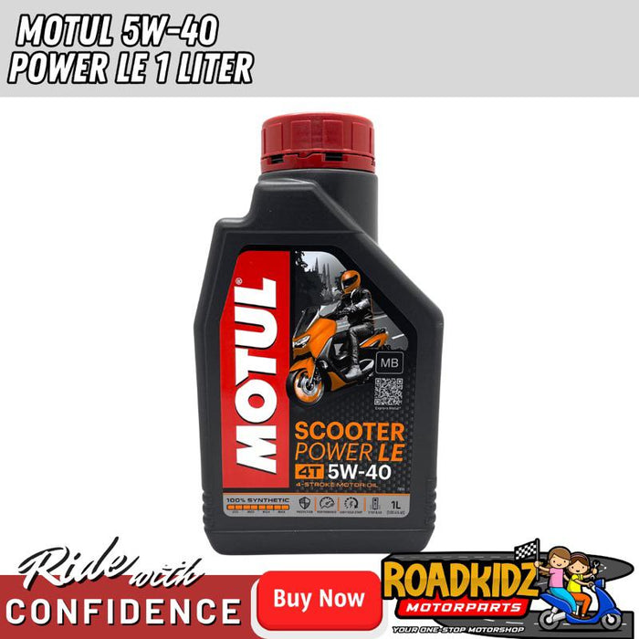 Genuine Motul Scooter Power LE 5w40 Engine Oil