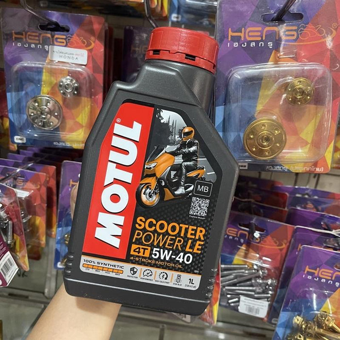 Genuine Motul Scooter Power LE 5w40 Engine Oil