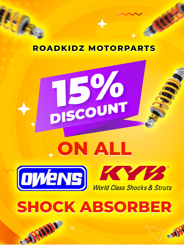 RoadKidz Motorpartz 15% Discount On All Owens and KYB Shock Absorber