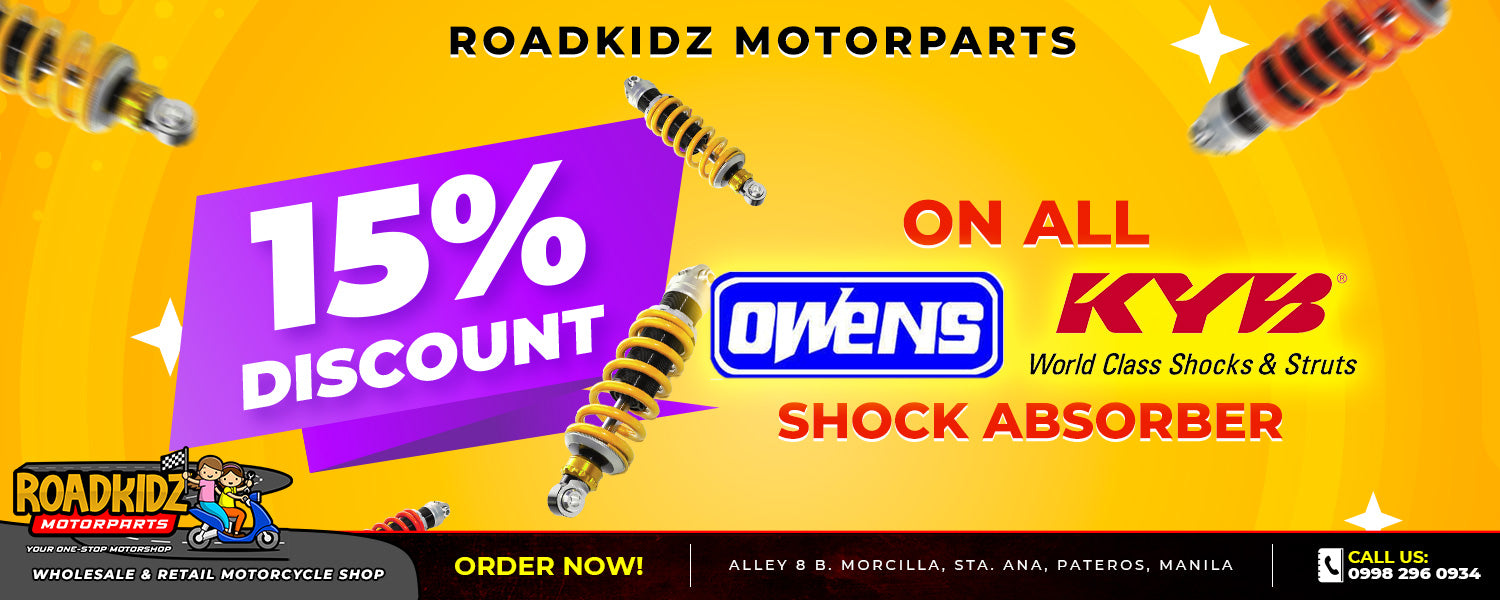 RoadKidz Motorpartz 15% Discount On All Owens and KYB Shock Absorber