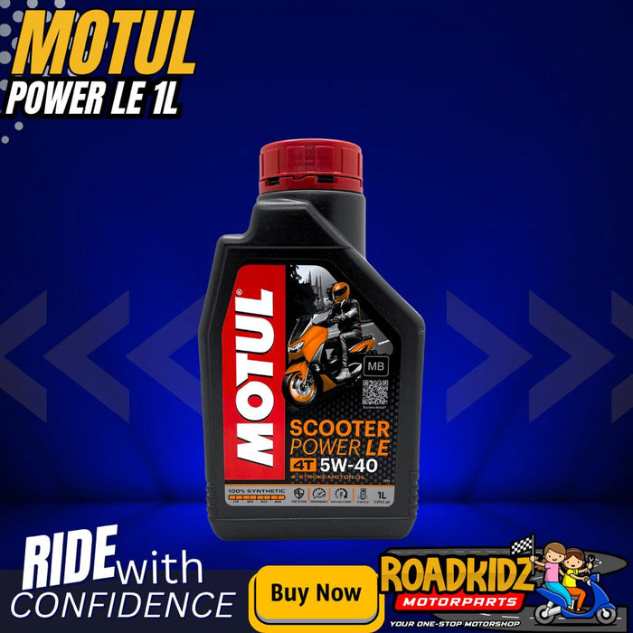 Genuine Motul Scooter Power LE 5w40 Engine Oil